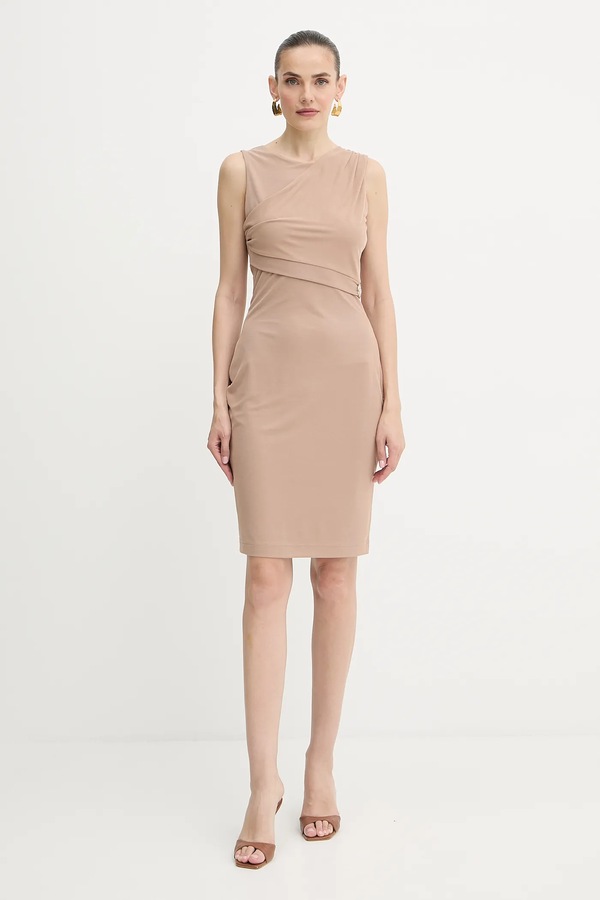 Сукня Guess PRISCA колір бежевий