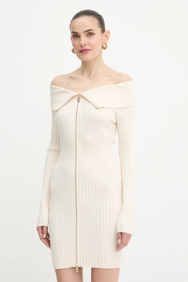 Сукня Guess KATHRYN колір бежевий