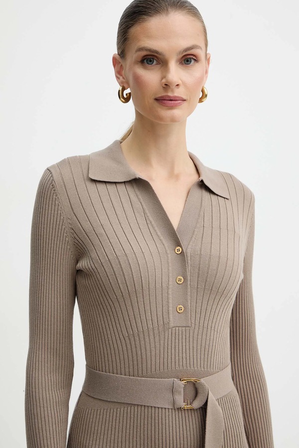 Сукня Marciano by Guess AGATHE колір бежевий фото 4
