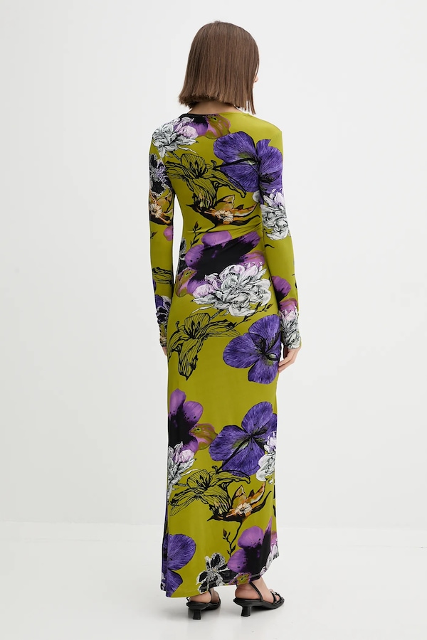 Платье Desigual NECKLINE LA цвет зеленый фото 2