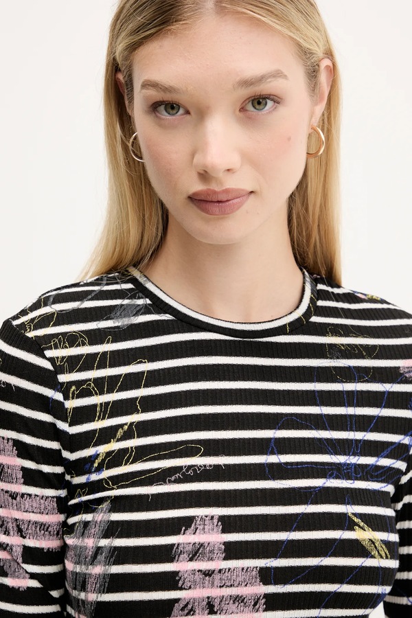 Сукня Desigual RAYA HIBRIDA колір чорний фото 4