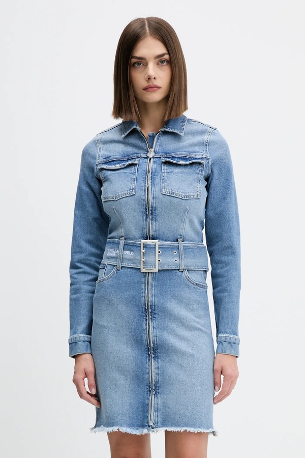 Джинсова сукня Karl Lagerfeld Jeans