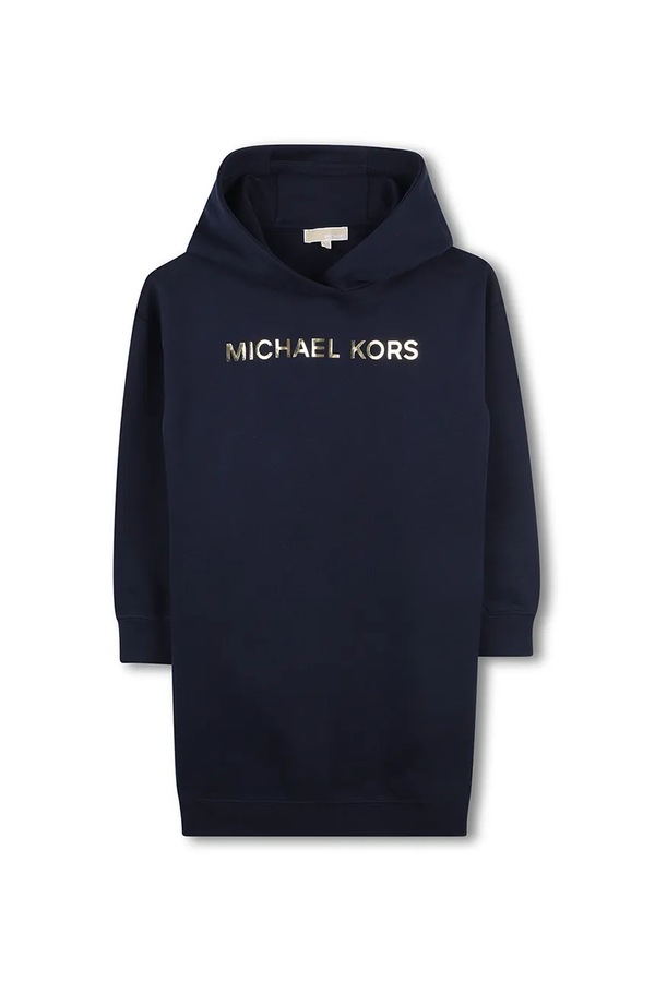 Дитяча бавовняна сукня Michael Kors колір синій