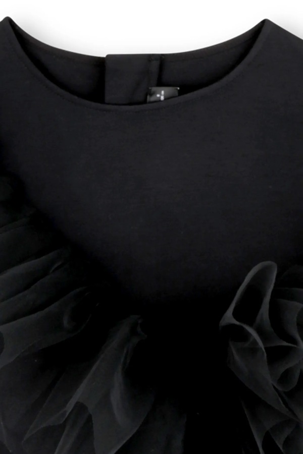 Дитяча сукня Karl Lagerfeld колір чорний фото 3