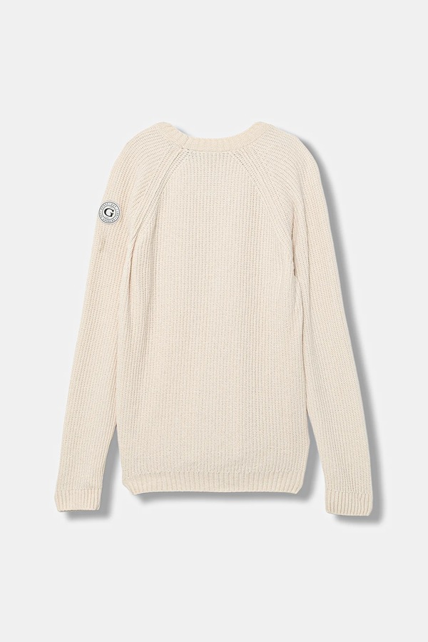 Дитячий светр Guess колір бежевий