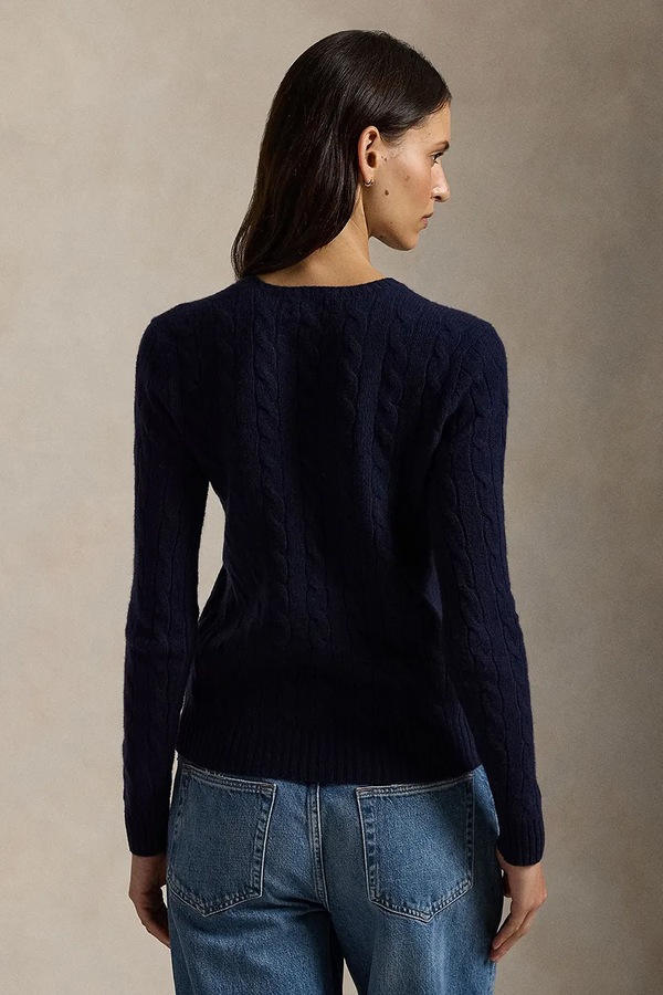 Свитер женский шерстяной Polo Ralph Lauren цвет темно-синий