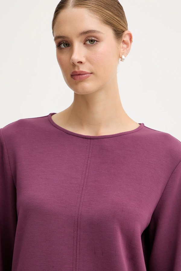 Кофта United Colors of Benetton колір фіолетовий фото 4