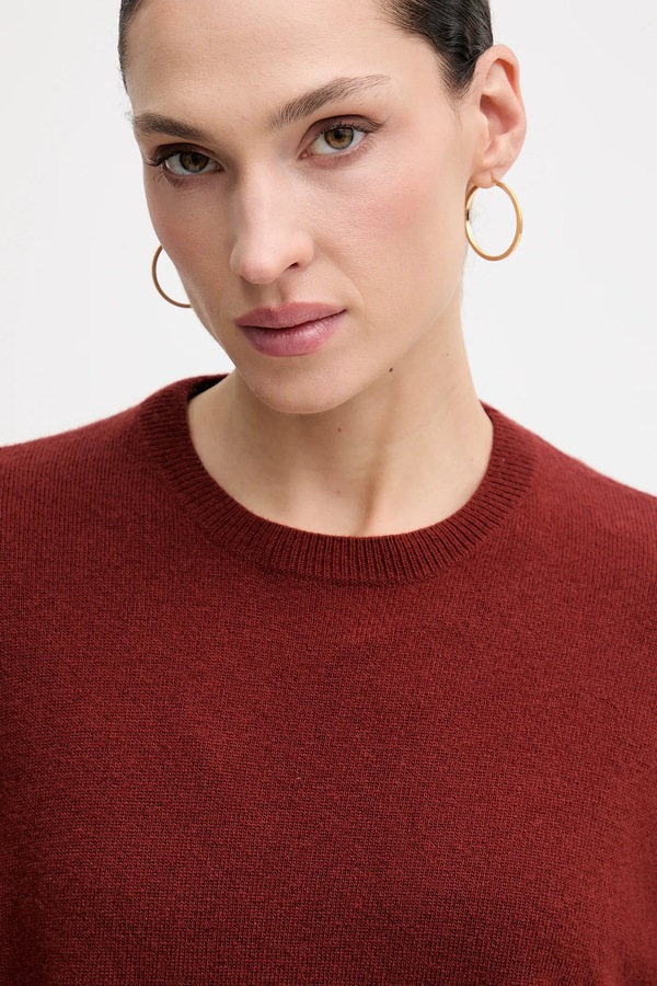 Светр із додаванням вовни Sisley колір червоний фото 4