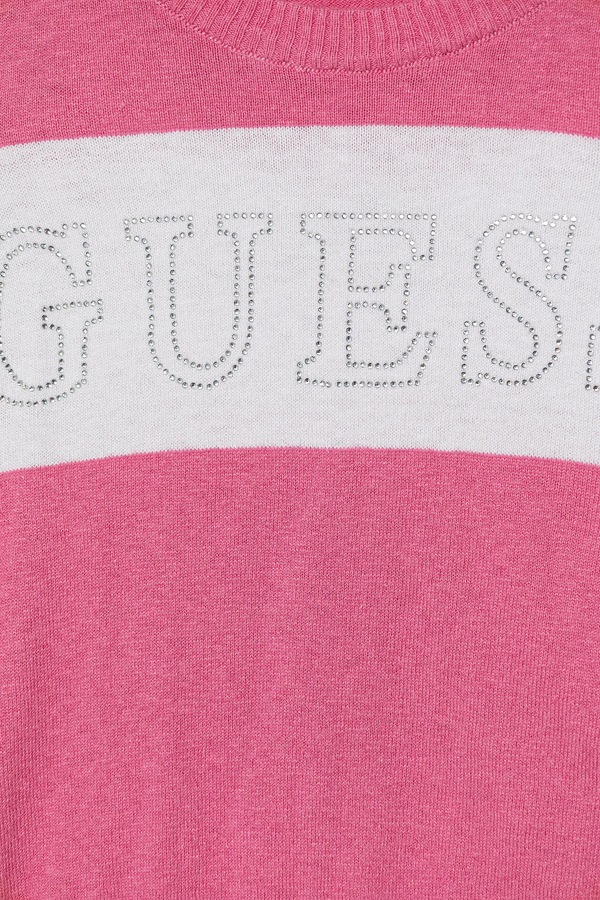 Дитячий светр Guess колір рожевий фото 2
