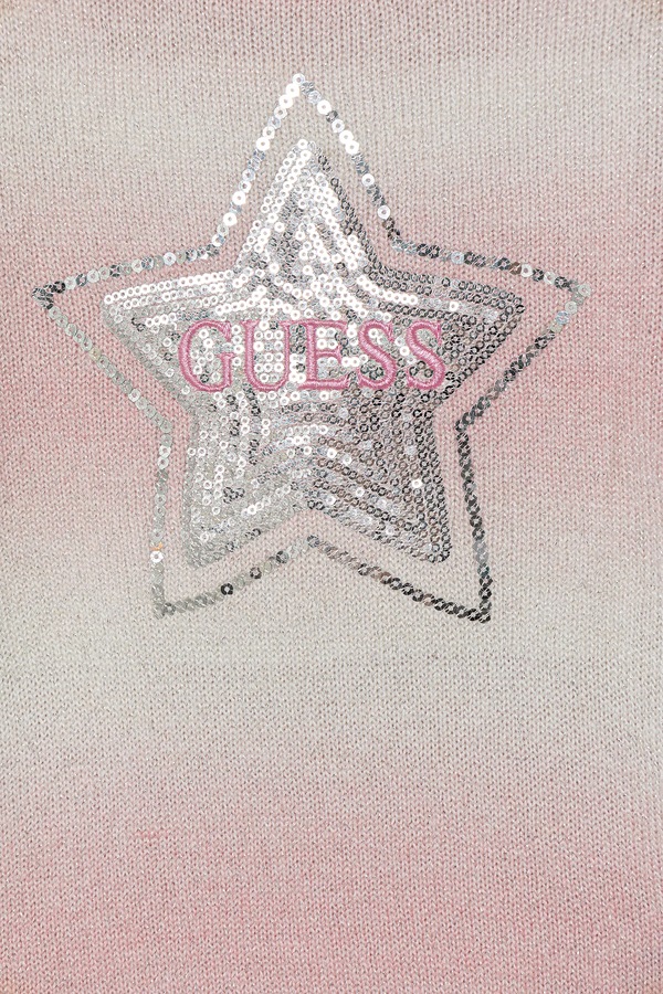 Дитячий светр з домішкою вовни Guess колір рожевий фото 2