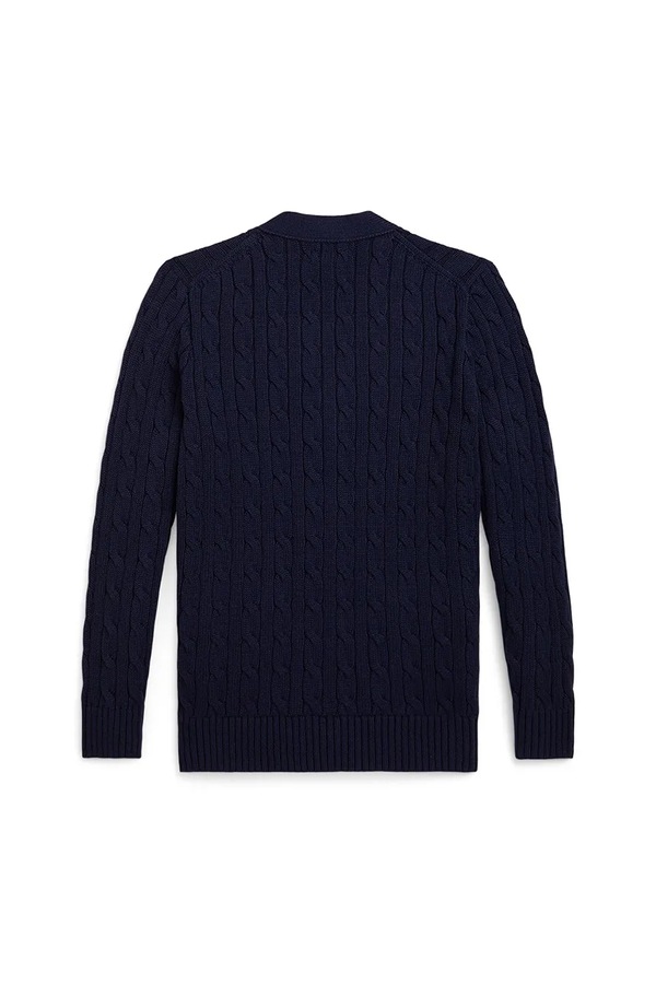 Детский хлопковый кардиган Polo Ralph Lauren цвет синий