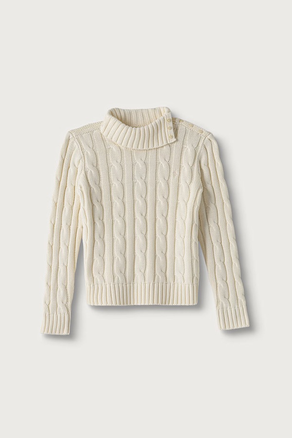 Светр дитячий бавовняний Polo Ralph Lauren колір бежевий