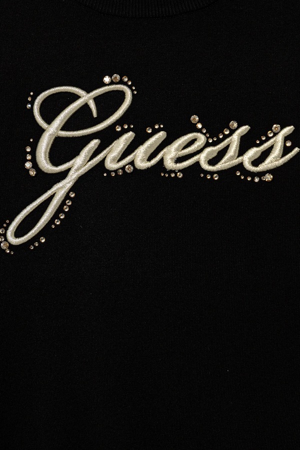 Дитячий светр Guess колір чорний фото 2