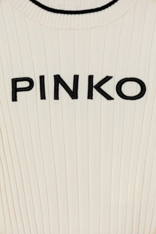 Дитячий светр Pinko колір бежевий фото 2