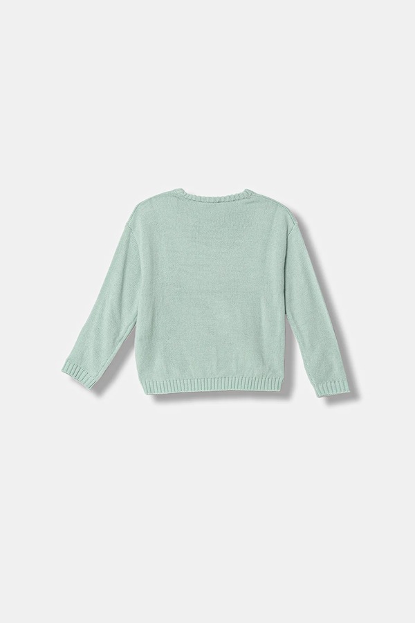 Дитячий светр United Colors of Benetton колір бірюзовий фото 2