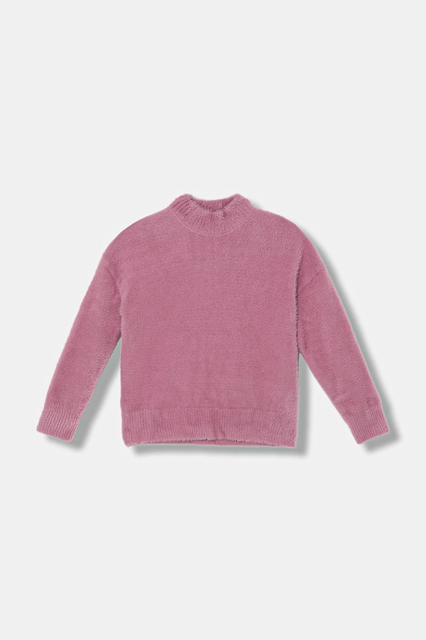 Дитячий светр United Colors of Benetton колір рожевий