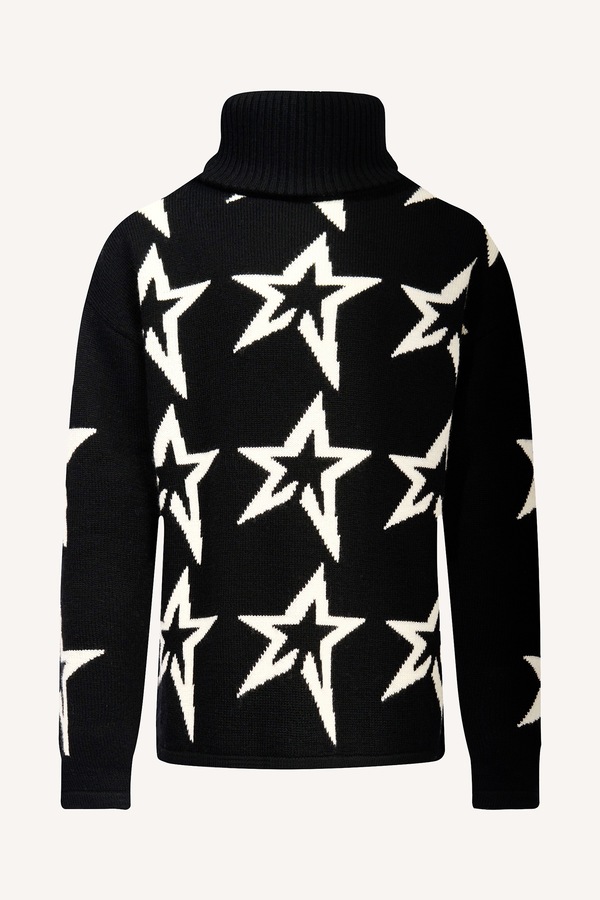 Светр дитячий вовняний Perfect Moment star dust sweater колір чорний