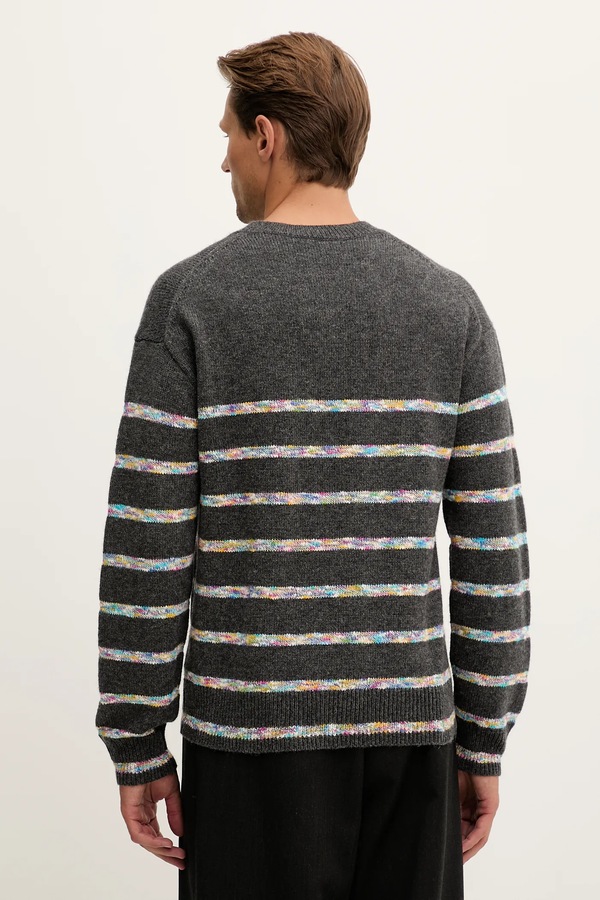 Свитер с шерстью PS Paul Smith цвет серый фото 2