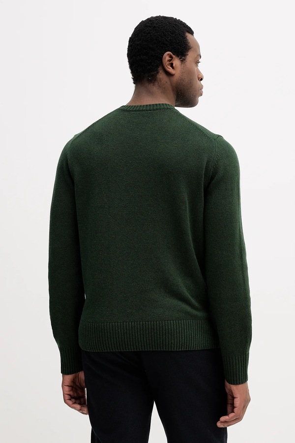 Шерстяной свитер Lacoste цвет зеленый фото 2