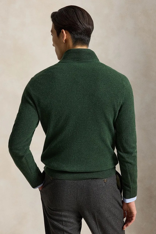 Светр чоловічий вовняний Polo Ralph Lauren колір зелений