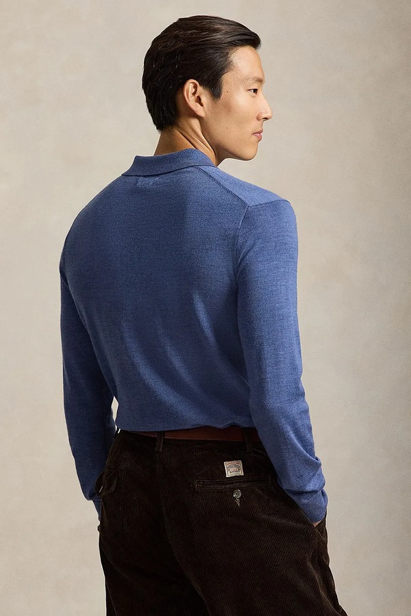 Светр чоловічий Polo Ralph Lauren колір блакитний
