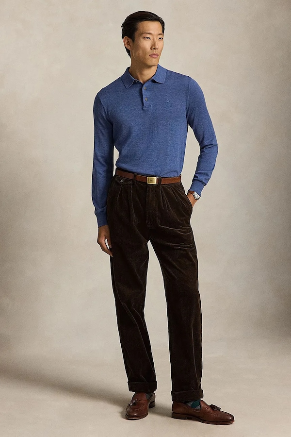 Светр чоловічий Polo Ralph Lauren колір блакитний фото 2