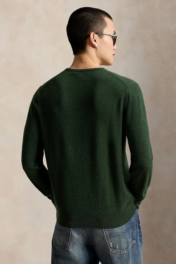 Свитер мужской шерстяной Polo Ralph Lauren цвет зеленый