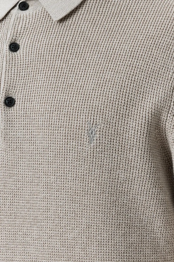 Светр із додаванням вовни AllSaints ASPEN колір сірий фото 2