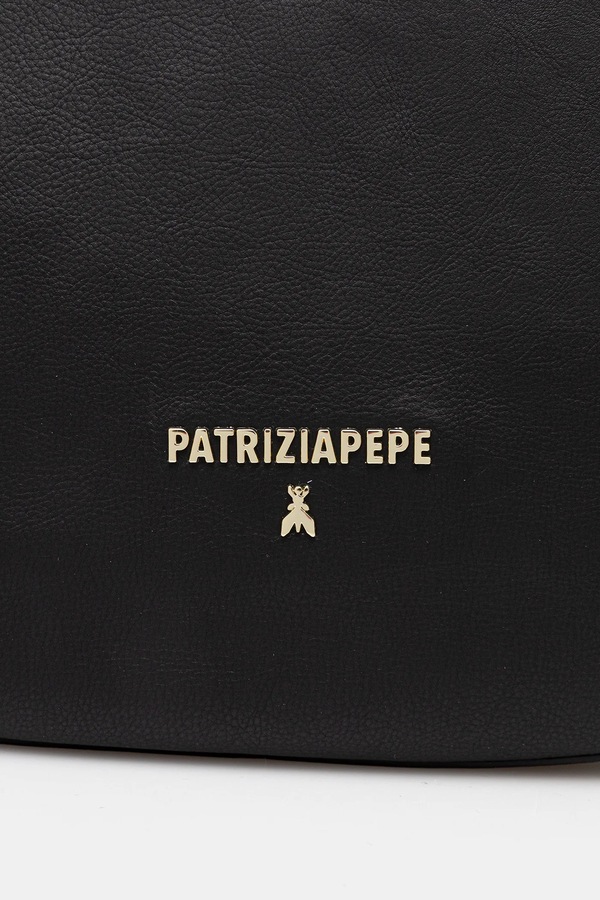 Сумочка жіноча шкіряна Patrizia Pepe колір чорний фото 4