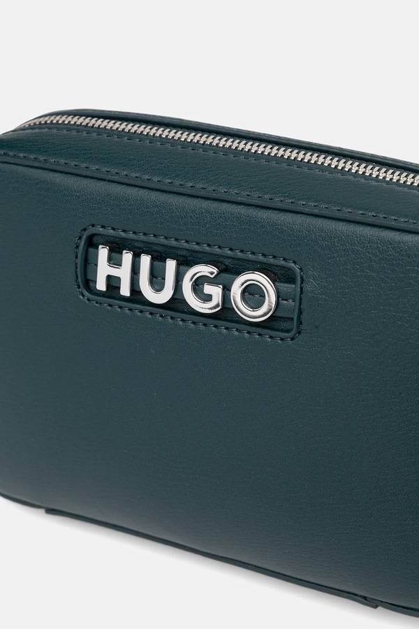Сумочка HUGO Mel 2.0 Crossb. Zip колір чорний фото 4