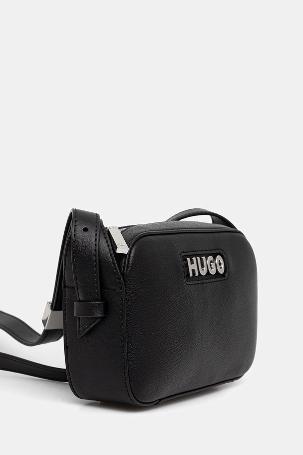 Сумочка HUGO Mel 2.0 Crossb. Zip колір чорний фото 2