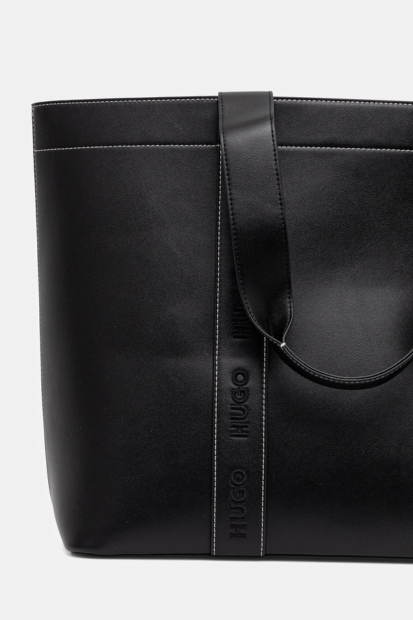 Сумочка HUGO Becky UP_Tote колір чорний фото 2