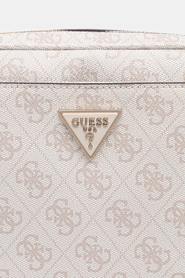 Сумка крос-боді жіноча зі штучної шкіри Guess MERIDIAN колір білий фото 4