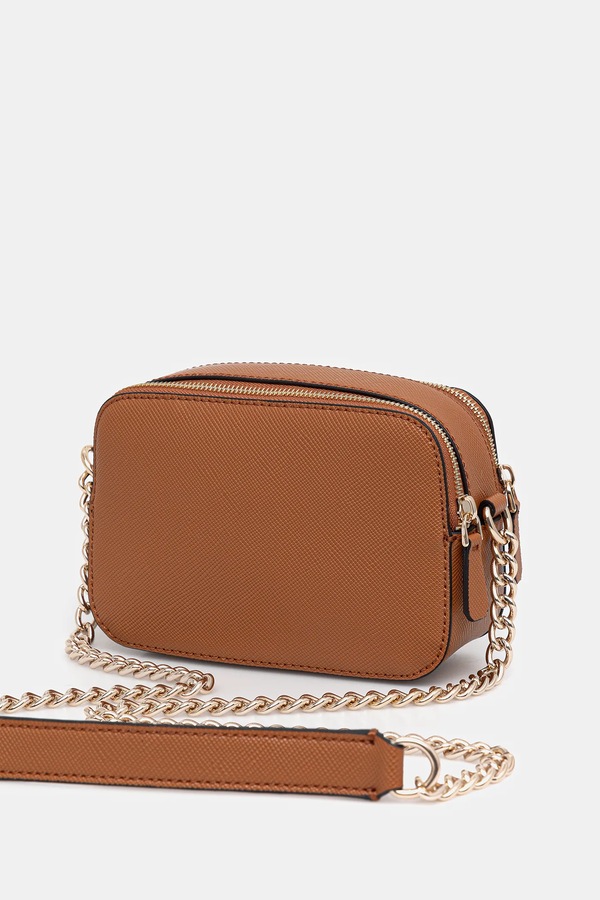Сумка крос-боді жіноча Guess NOELLE колір коричневий фото 2