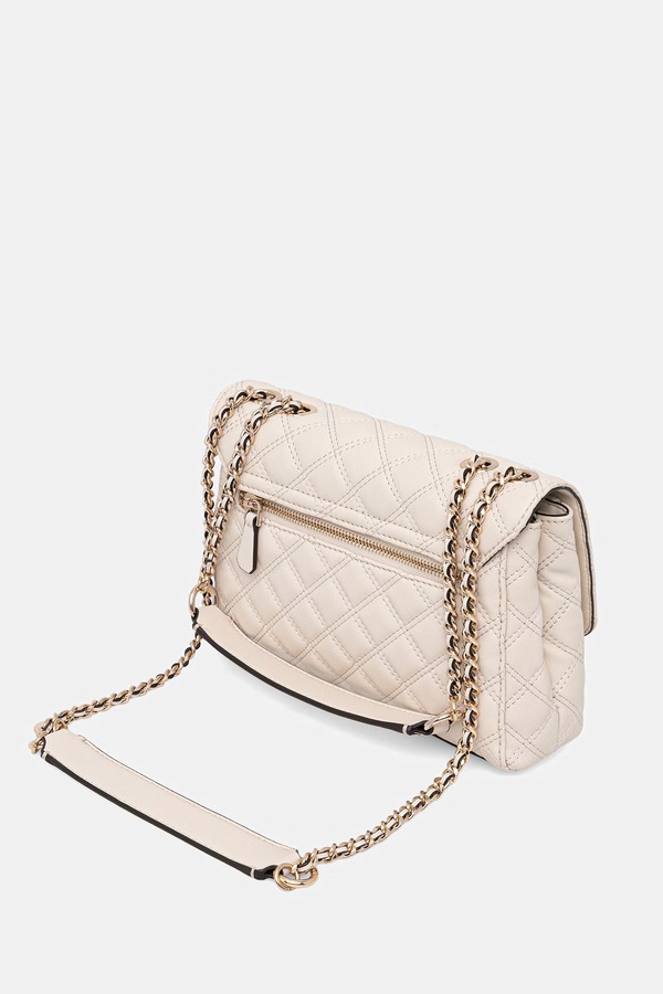 Сумка крос-боді жіноча Guess GIULLY колір бежевий фото 3