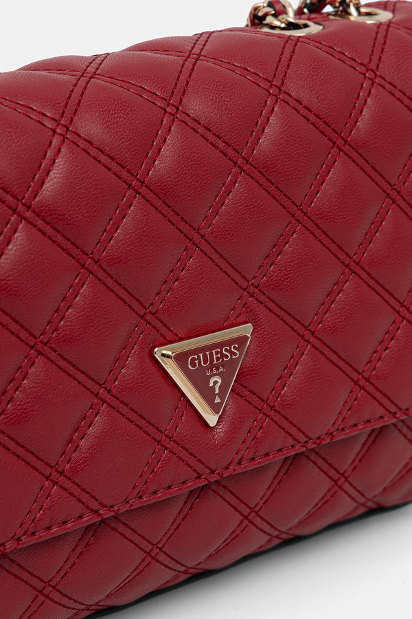 Сумка крос-боді жіноча Guess GIULLY колір червоний фото 2