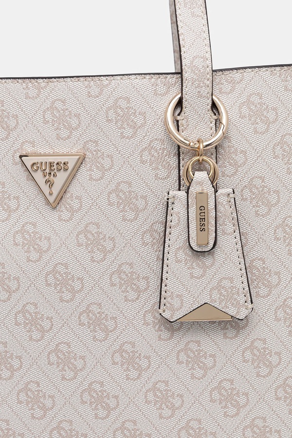 Сумка-шопер жіноча Guess MERIDIAN колір білий фото 4