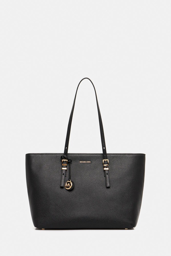 Кожаная сумочка MICHAEL Michael Kors QUINN цвет черный