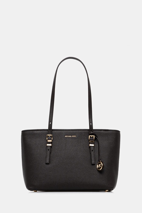 Сумка-шопер жіноча шкіряна MICHAEL Michael Kors QUINN колір коричневий