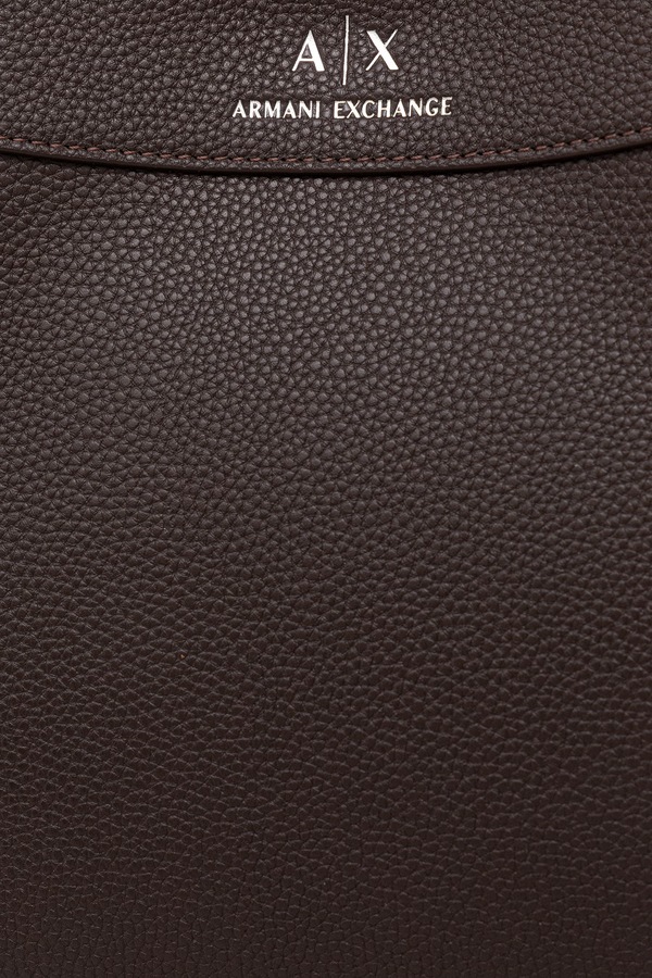 Сумочка жіноча зі штучної шкіри Armani Exchange колір коричневий фото 3