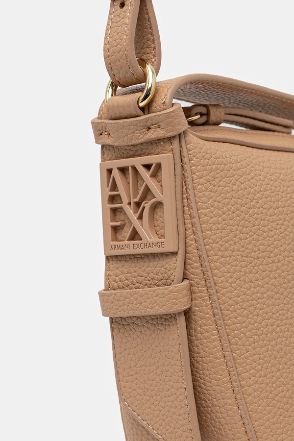 Сумочка Armani Exchange колір коричневий фото 4