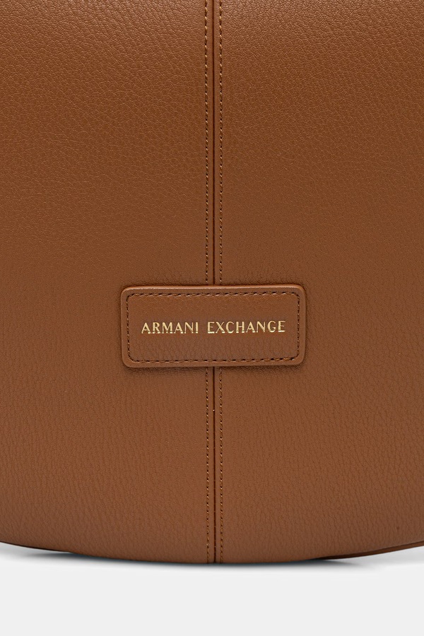 Сумочка женская из искусственной кожи Armani Exchange цвет коричневый фото 2