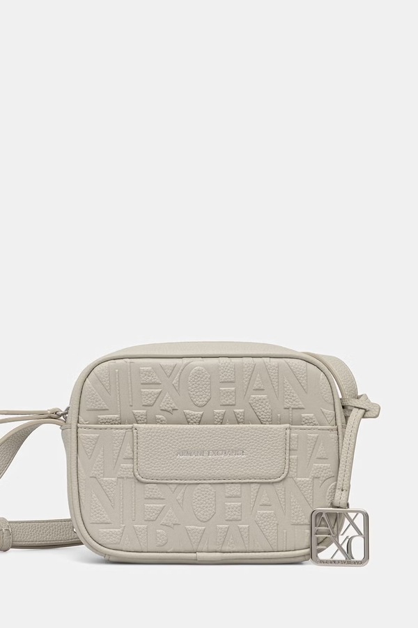 Сумка кросс-боди женская Armani Exchange цвет бежевый