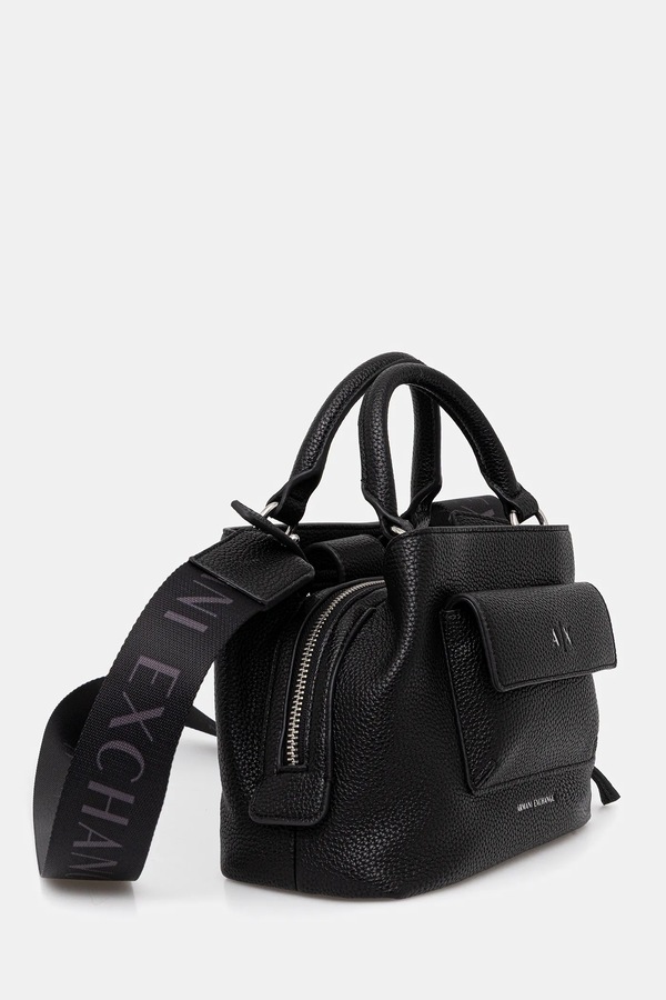 Сумка кросс-боди женская из искусственной кожи Armani Exchange цвет черный