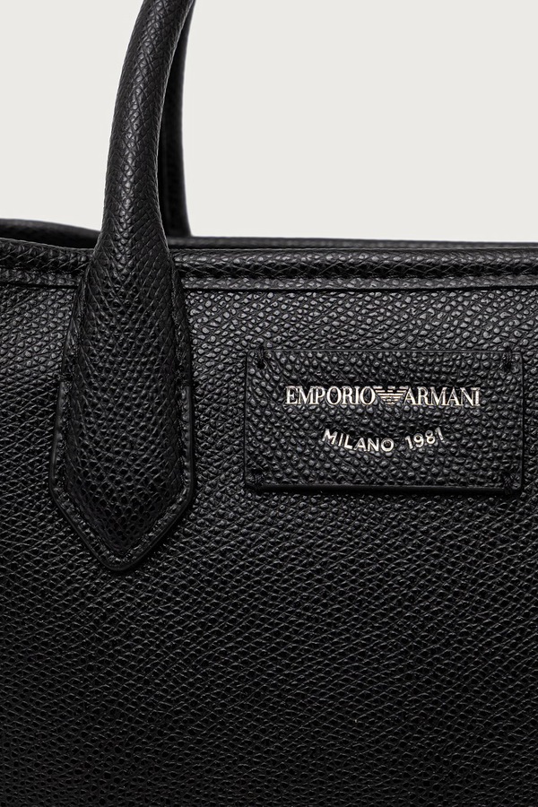 Сумка крос-боді жіноча зі штучної шкіри Emporio Armani колір чорний фото 4
