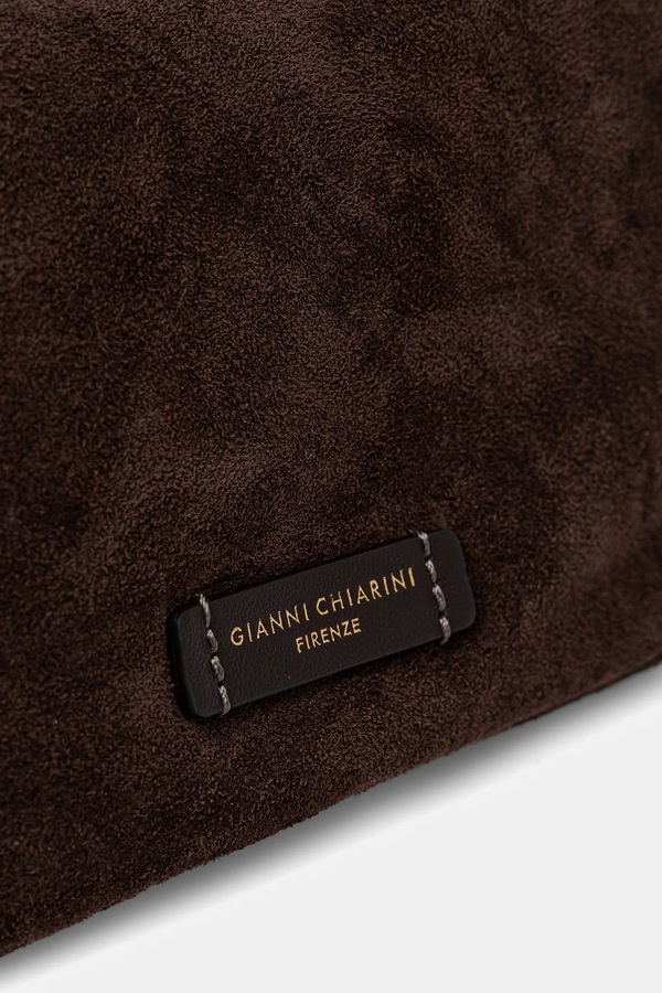 Сумка крос-боді жіноча замшева Gianni Chiarini NORA POUCH колір коричневий фото 4