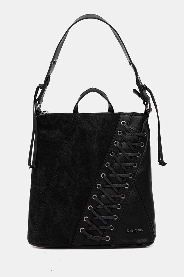 Рюкзак Desigual BLACK PATCH TANGO P колір чорний