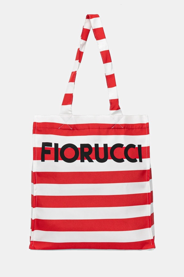 Сумочка Fiorucci Logo Print Nylon Tote цвет красный