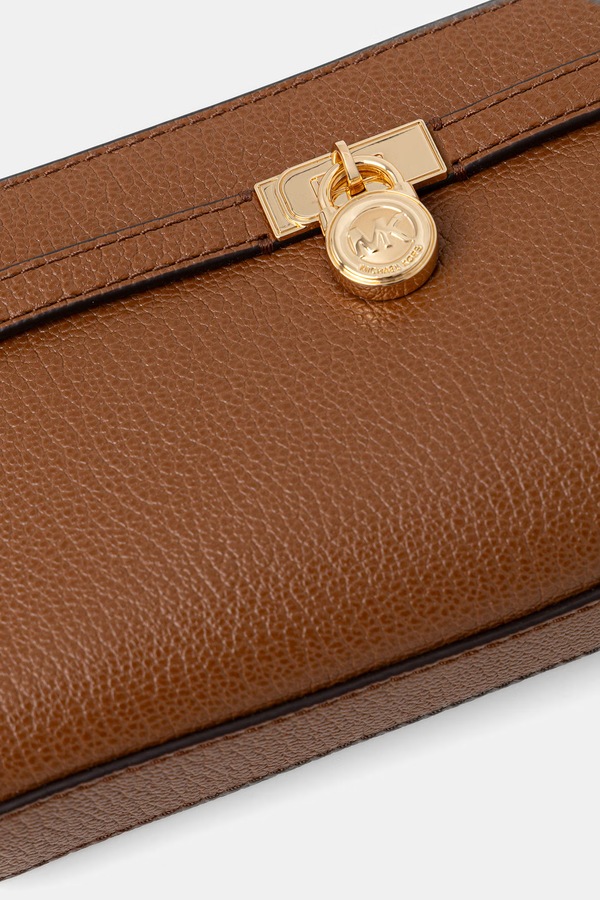 Сумка крос-боді жіноча шкіряна MICHAEL Michael Kors колір коричневий фото 4