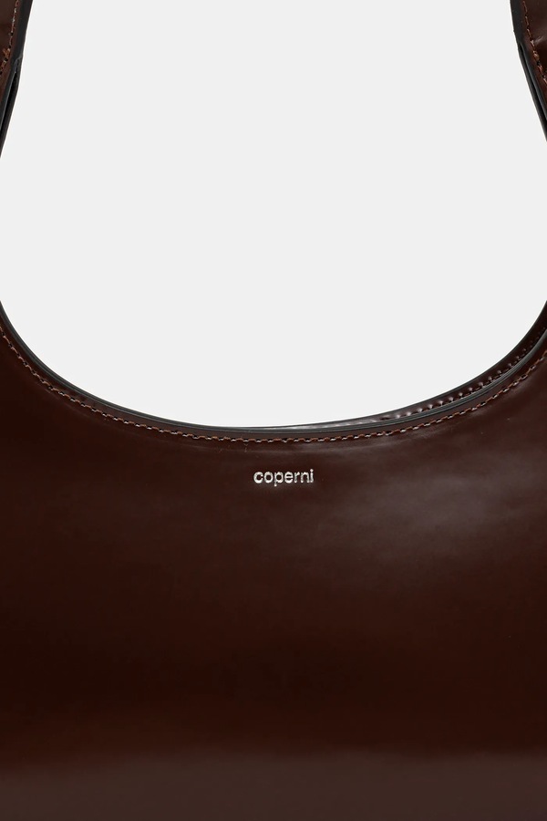 Шкіряна сумочка coperni Slim Swipe Baguette колір коричневий фото 4